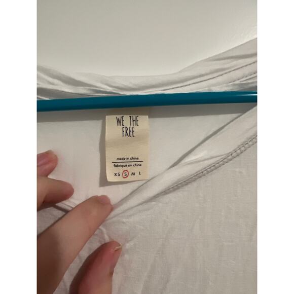 Free People We the Free The It Muscle Tee Tank in White size small - Picture 3 of 6